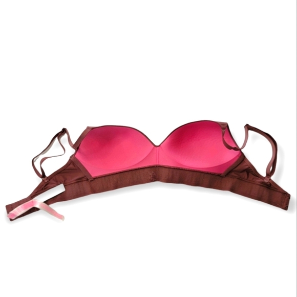 Pink Victoria's Secret Wray Everywhere Wireless Lightly Lined Bra 32C Purple - Picture 3 of 7